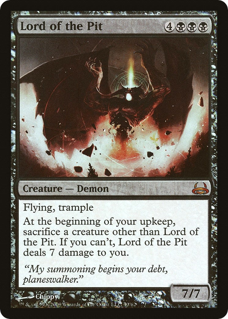 Image for Lord of the Pit (Duel Decks: Divine vs. Demonic) (30) - Magic: The Gathering