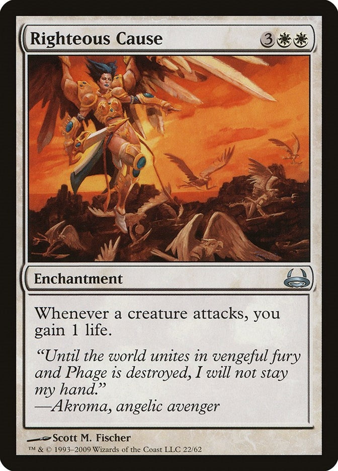Image for Righteous Cause (Duel Decks: Divine vs. Demonic) (22) - Magic: The Gathering
