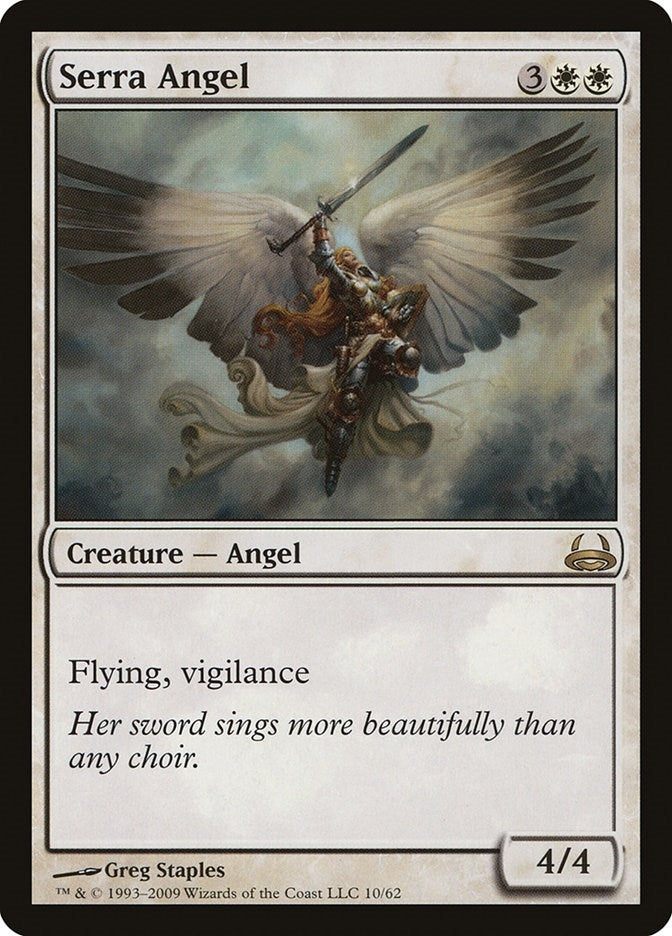 Image for Serra Angel (Duel Decks: Divine vs. Demonic) (10) - Magic: The Gathering