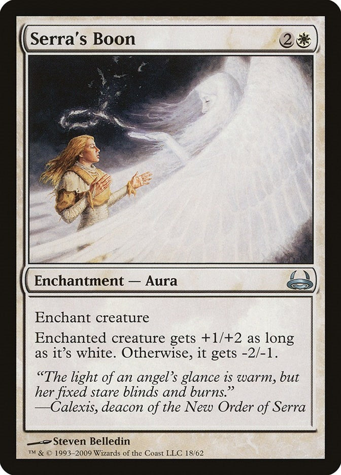 Image for Serra's Boon (Duel Decks: Divine vs. Demonic) (18) - Magic: The Gathering