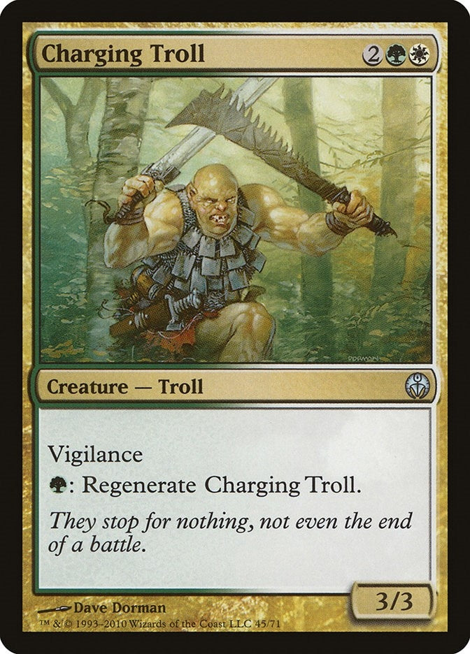 Image for Charging Troll (Duel Decks: Phyrexia vs. the Coalition) (45) - Magic: The Gathering