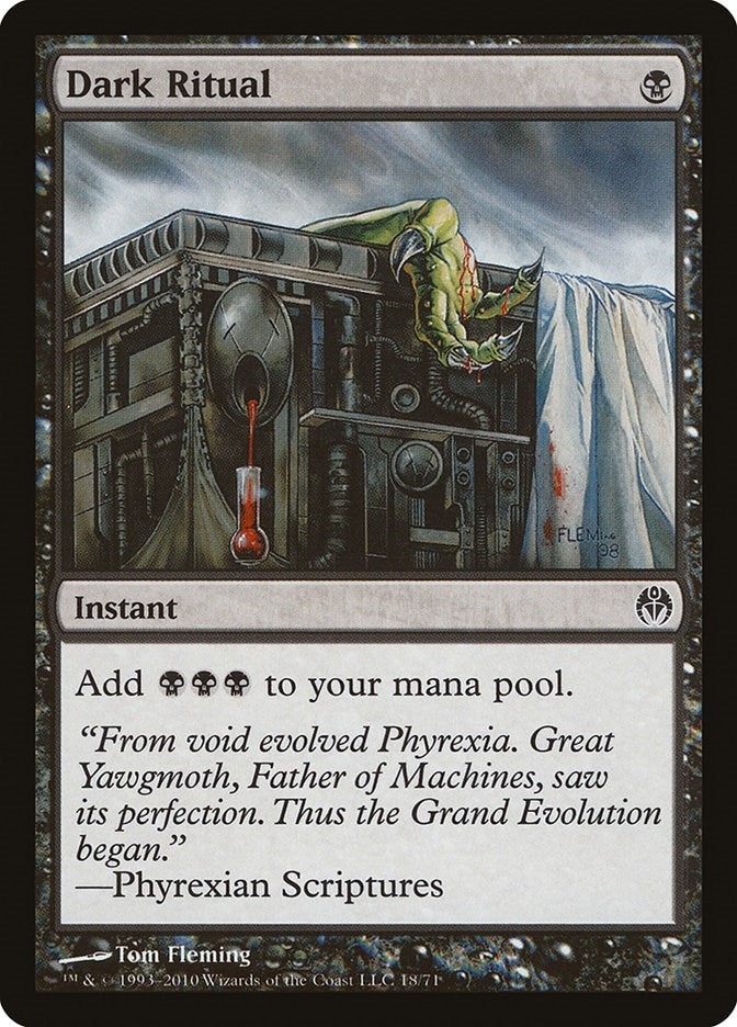 Image for Dark Ritual (Duel Decks: Phyrexia vs. the Coalition) (18) - Magic: The Gathering