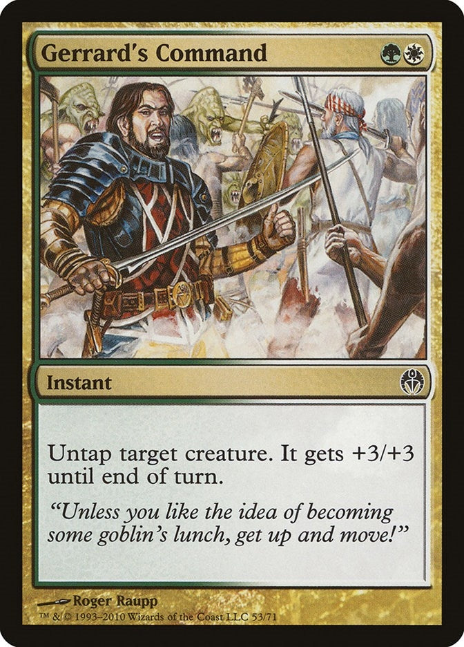 Image for Gerrard's Command (Duel Decks: Phyrexia vs. the Coalition) (53) - Magic: The Gathering
