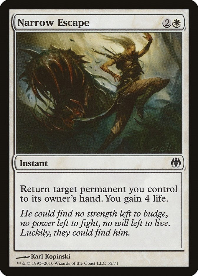 Image for Narrow Escape (Duel Decks: Phyrexia vs. the Coalition) (55) - Magic: The Gathering