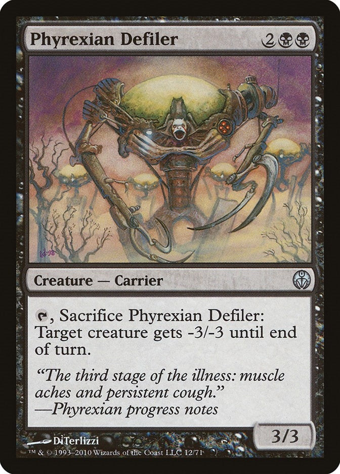 Image for Phyrexian Defiler (Duel Decks: Phyrexia vs. the Coalition) (12) - Magic: The Gathering