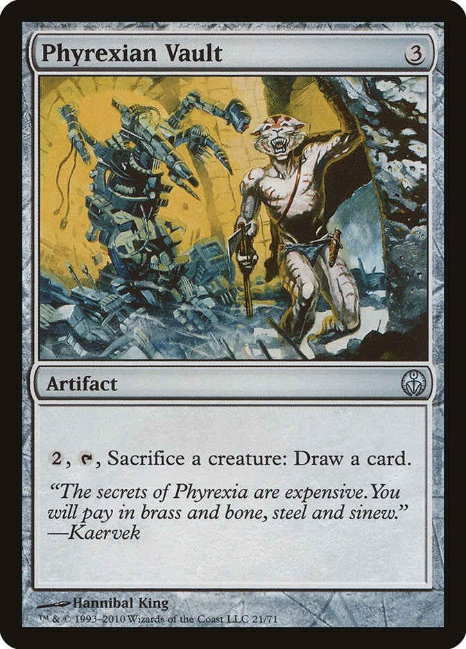 Image for Phyrexian Vault (Duel Decks: Phyrexia vs. the Coalition) (21) - Magic: The Gathering