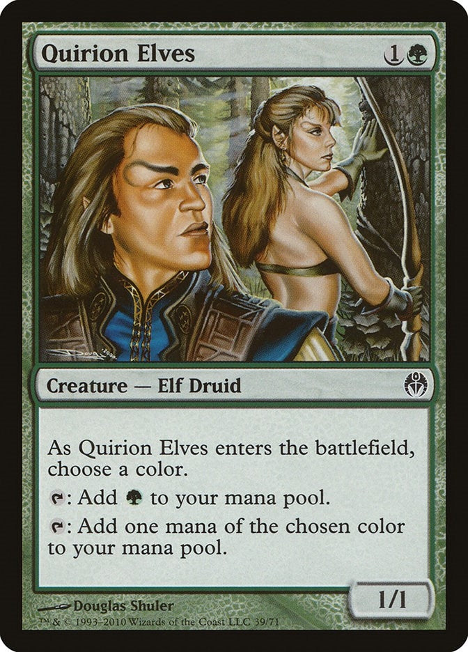 Image for Quirion Elves (Duel Decks: Phyrexia vs. the Coalition) (39) - Magic: The Gathering