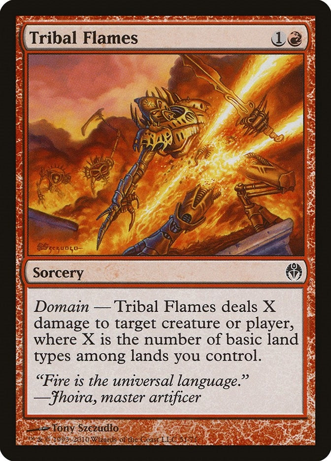 Image for Tribal Flames (Duel Decks: Phyrexia vs. the Coalition) (51) - Magic: The Gathering