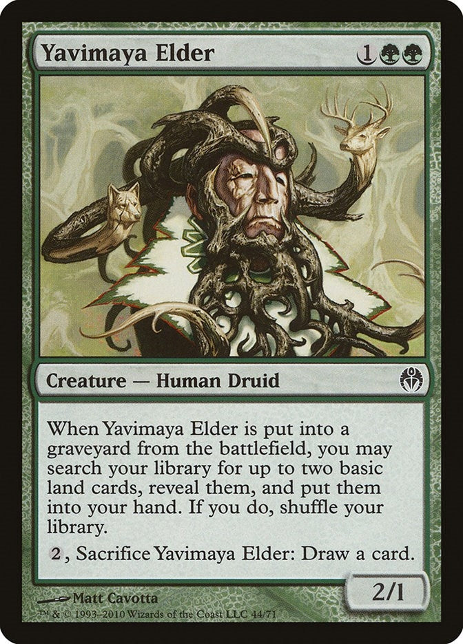 Image for Yavimaya Elder (Duel Decks: Phyrexia vs. the Coalition) (44) - Magic: The Gathering