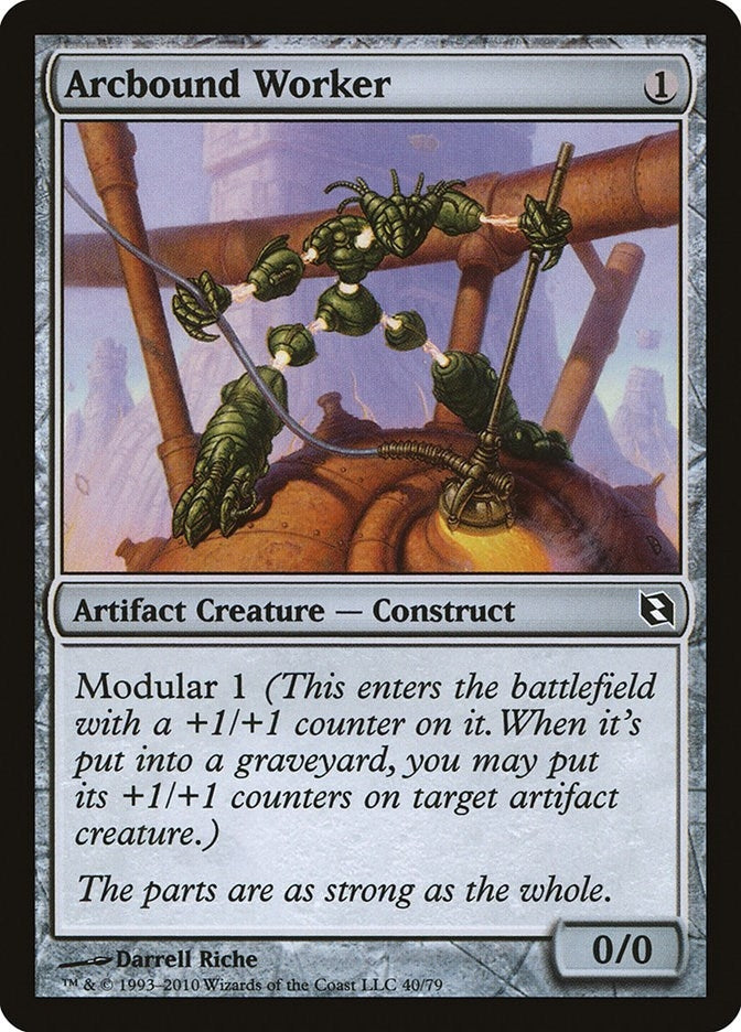 Image for Arcbound Worker (Duel Decks: Elspeth vs. Tezzeret) (40) - Magic: The Gathering