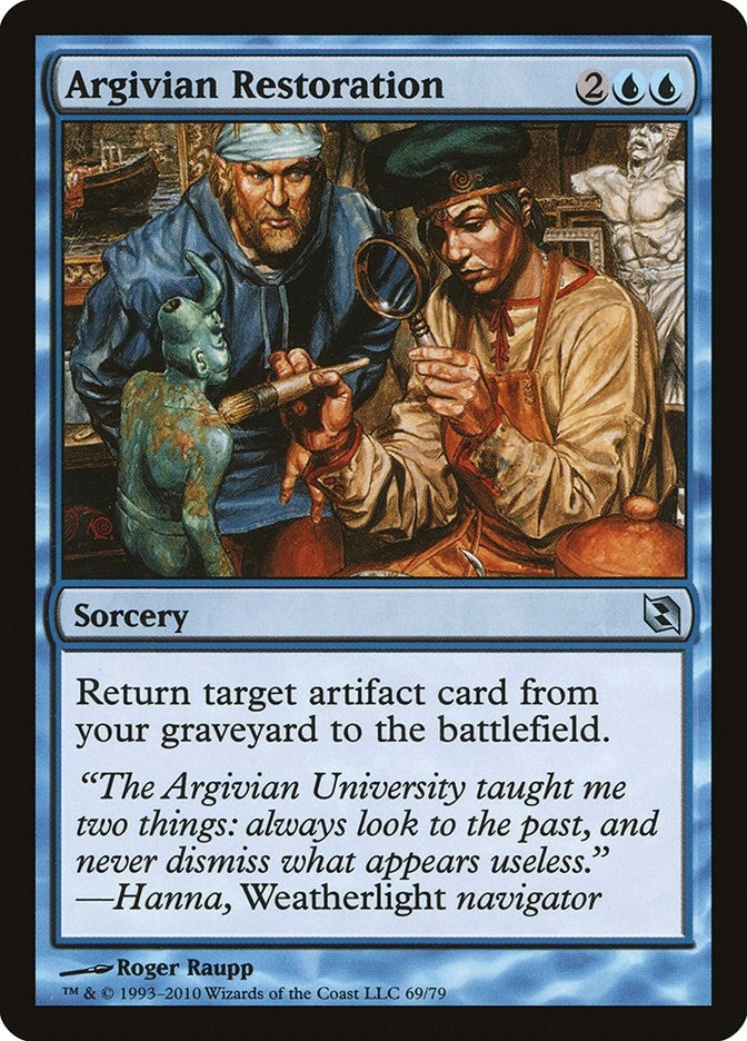 Image for Argivian Restoration (Duel Decks: Elspeth vs. Tezzeret) (69) - Magic: The Gathering