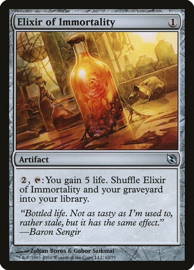 Image for Elixir of Immortality (Duel Decks: Elspeth vs. Tezzeret) (62) - Magic: The Gathering