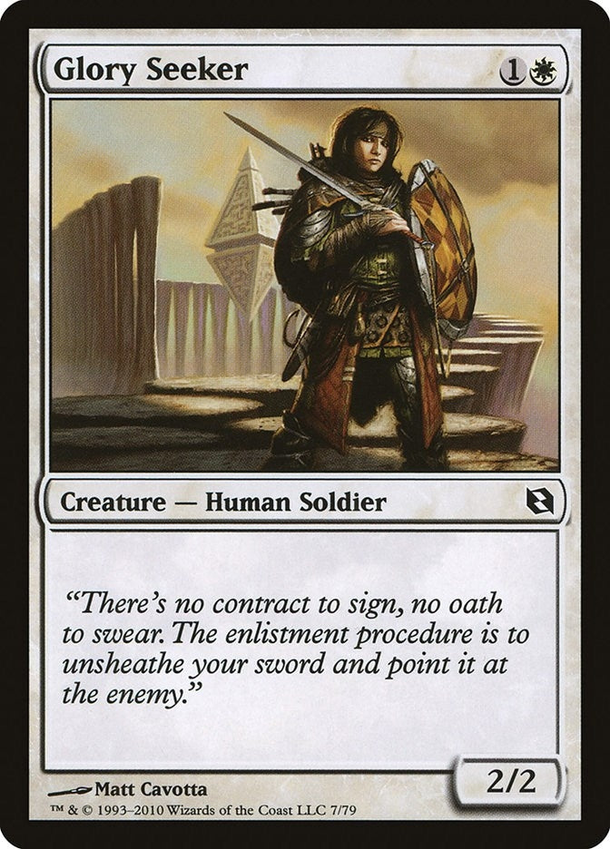 Image for Glory Seeker (Duel Decks: Elspeth vs. Tezzeret) (7) - Magic: The Gathering
