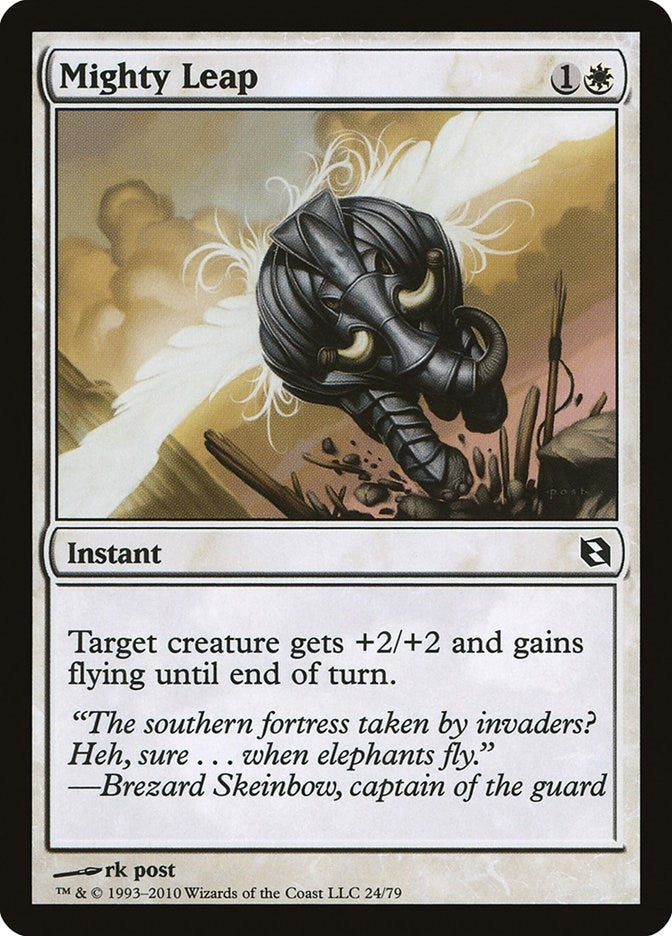 Image for Mighty Leap (Duel Decks: Elspeth vs. Tezzeret) (24) - Magic: The Gathering