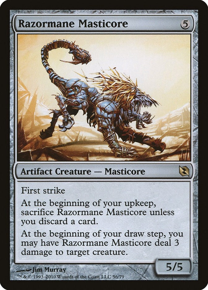 Image for Razormane Masticore (Duel Decks: Elspeth vs. Tezzeret) (56) - Magic: The Gathering