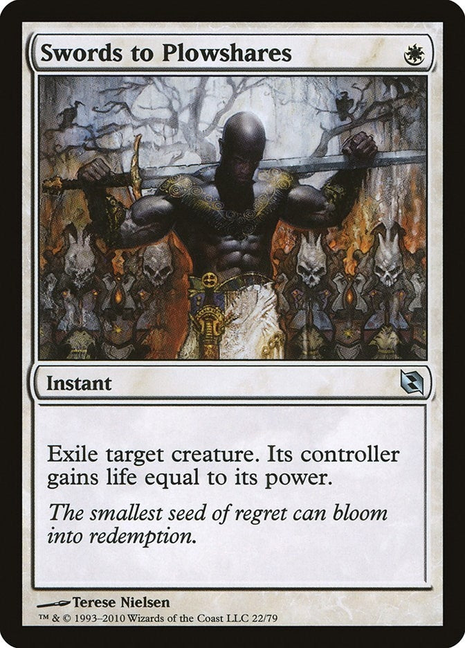 Image for Swords to Plowshares (Duel Decks: Elspeth vs. Tezzeret) (22) - Magic: The Gathering