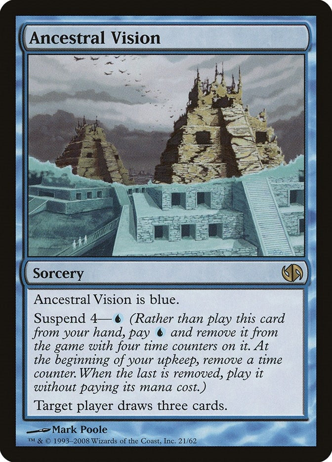 Image for Ancestral Vision (Duel Decks: Jace vs. Chandra) (21) - Magic: The Gathering