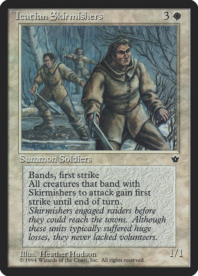 Image for Icatian Skirmishers (Fallen Empires) - Magic: The Gathering