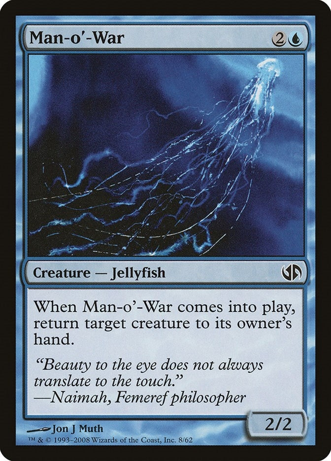 Image for Man-o'-War (Duel Decks: Jace vs. Chandra) (8) - Magic: The Gathering