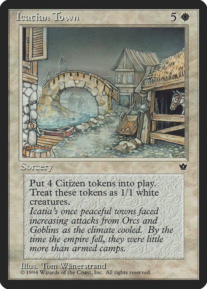 Image for Icatian Town (Fallen Empires) - Magic: The Gathering