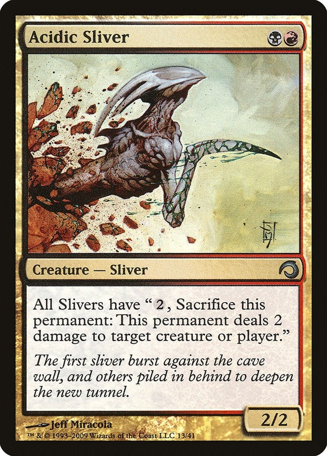 Image for Acidic Sliver (Premium Deck Series: Slivers) (13) - Magic: The Gathering