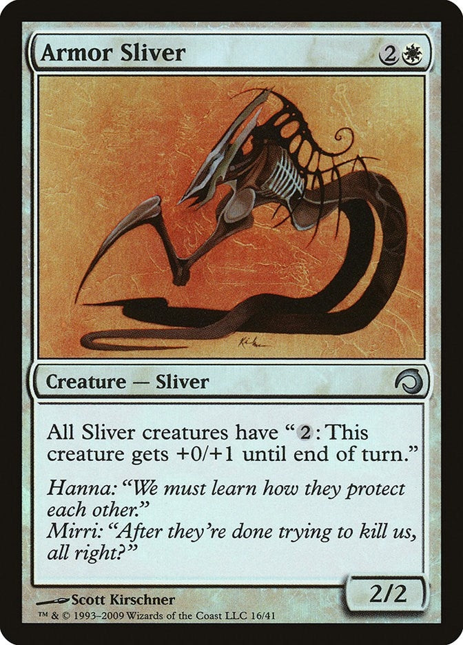 Image for Armor Sliver (Premium Deck Series: Slivers) (16) - Magic: The Gathering