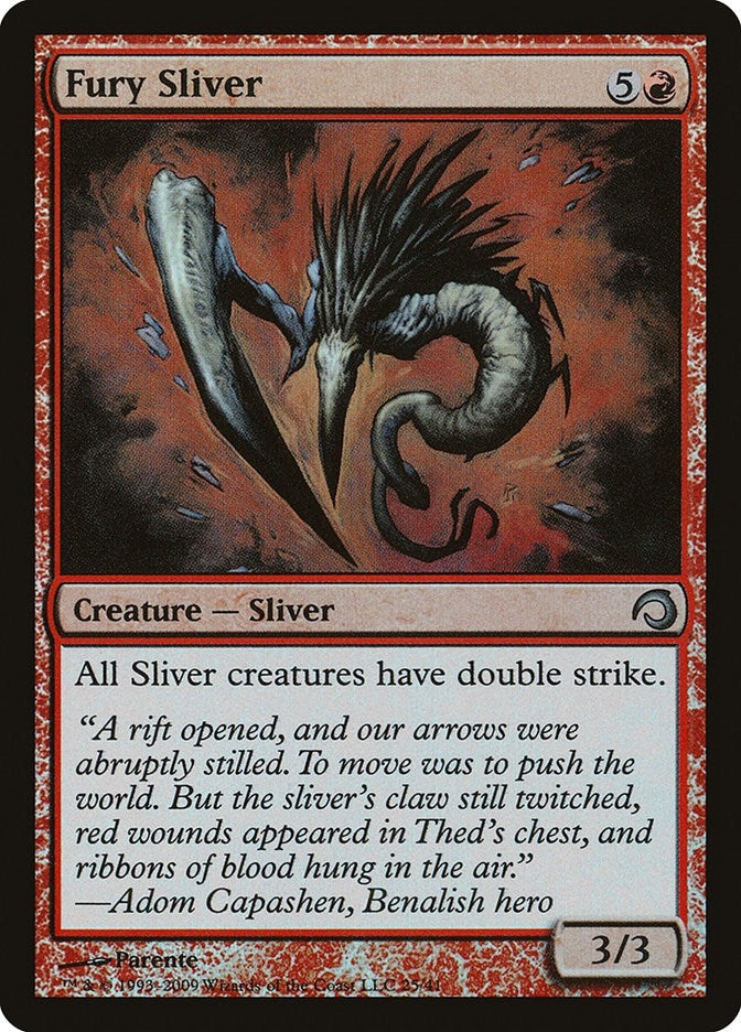Image for Fury Sliver (Premium Deck Series: Slivers) (25) - Magic: The Gathering