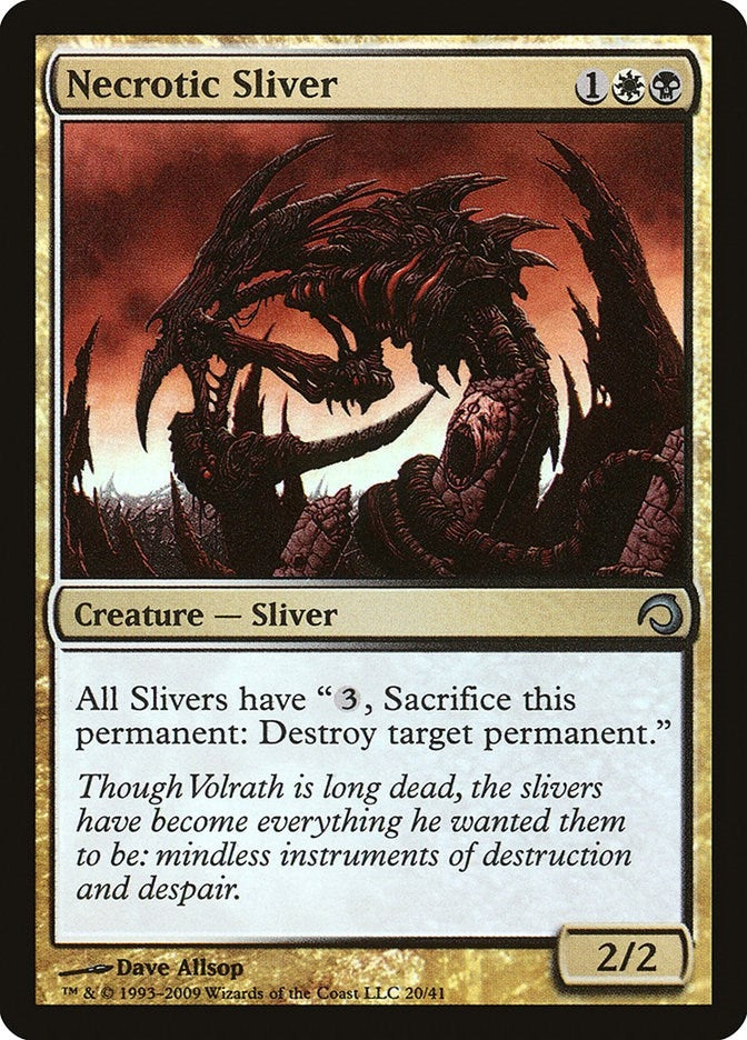 Image for Necrotic Sliver (Premium Deck Series: Slivers) (20) - Magic: The Gathering