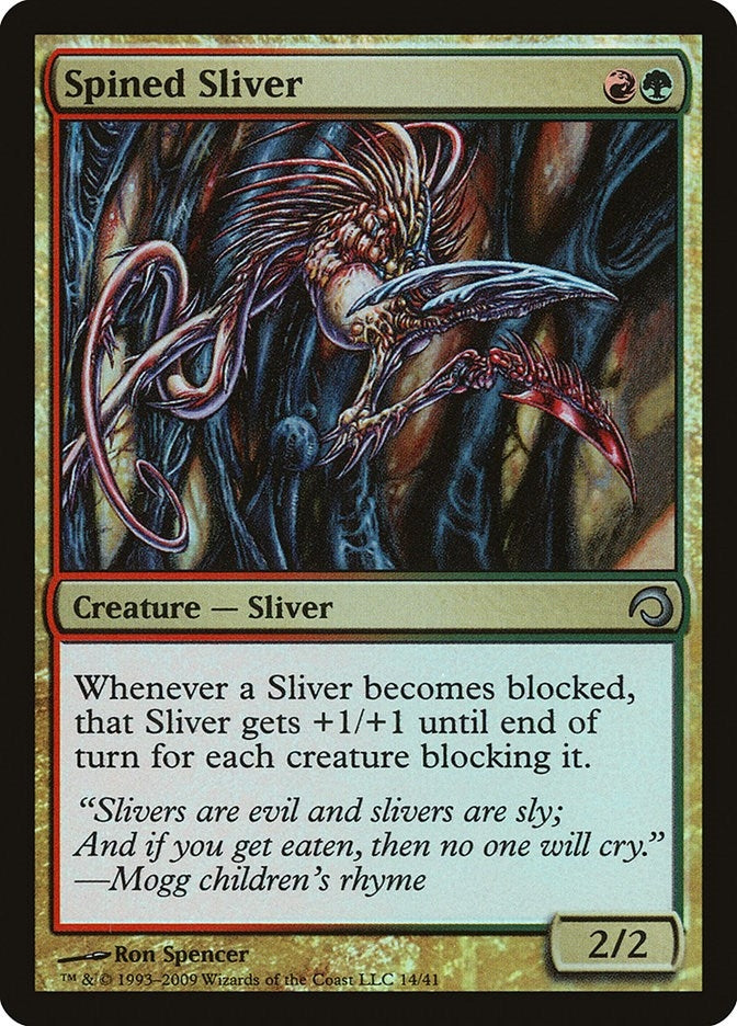Image for Spined Sliver (Premium Deck Series: Slivers) (14) - Magic: The Gathering