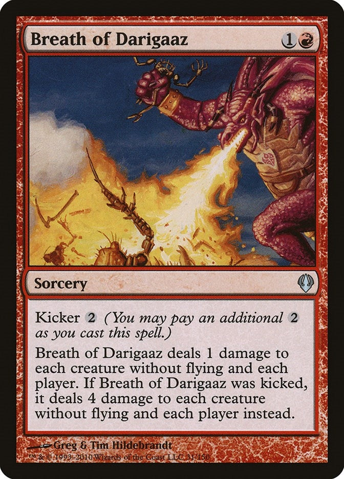 Image for Breath of Darigaaz (Archenemy) (31) - Magic: The Gathering