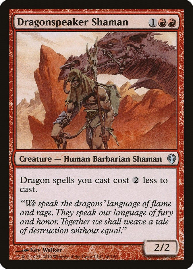 Image for Dragonspeaker Shaman (Archenemy) (36) - Magic: The Gathering