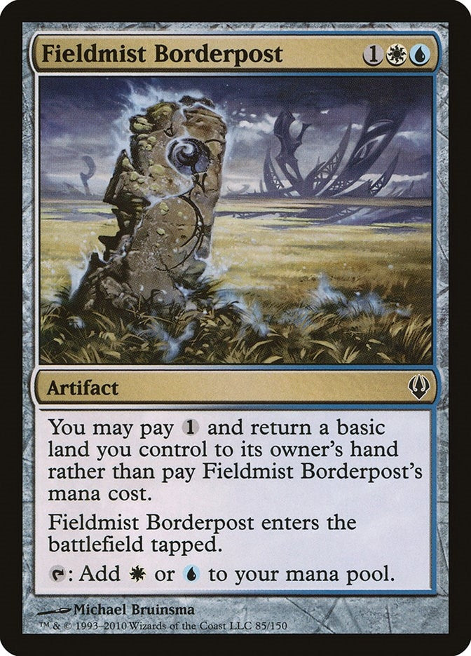 Image for Fieldmist Borderpost (Archenemy) (85) - Magic: The Gathering
