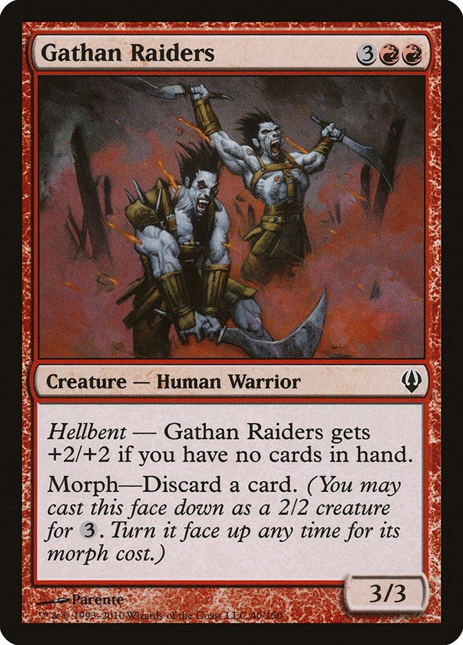 Image for Gathan Raiders (Archenemy) (40) - Magic: The Gathering