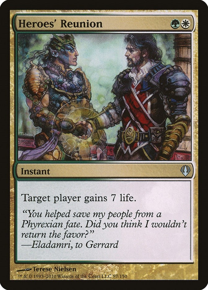 Image for Heroes' Reunion (Archenemy) (87) - Magic: The Gathering