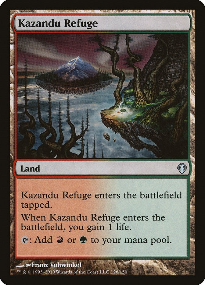 Image for Kazandu Refuge (Archenemy) (126) - Magic: The Gathering
