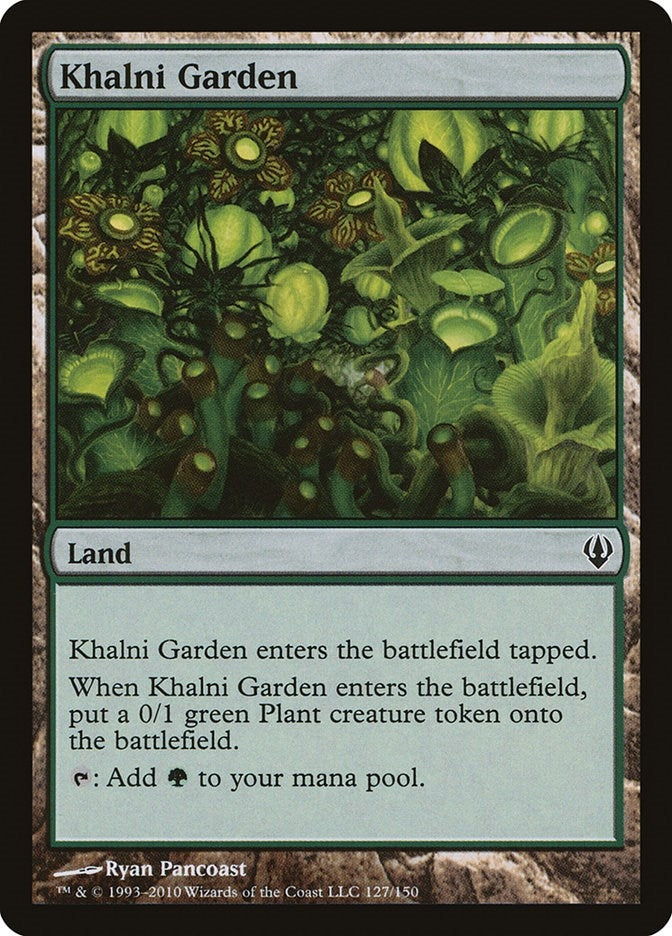 Image for Khalni Garden (Archenemy) (127) - Magic: The Gathering