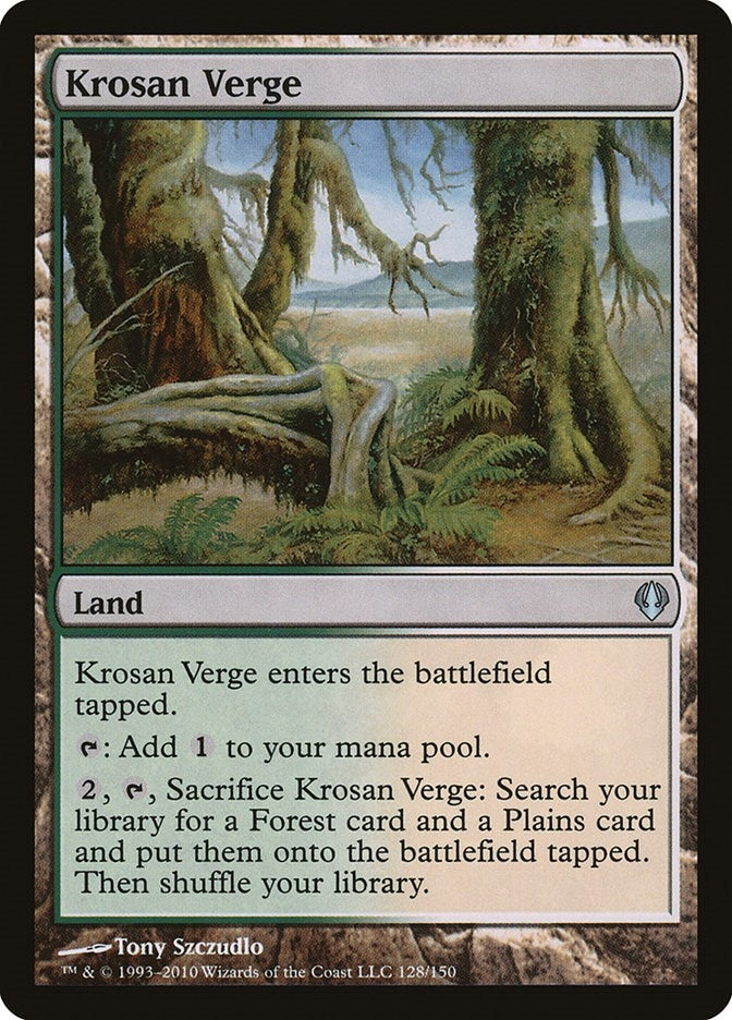 Image for Krosan Verge (Archenemy) (128) - Magic: The Gathering