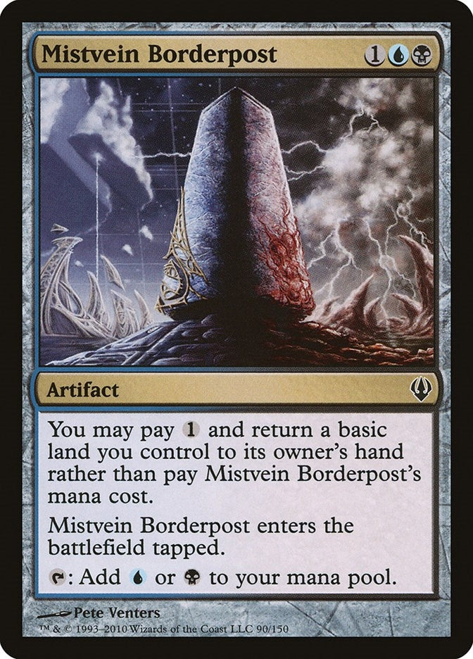 Image for Mistvein Borderpost (Archenemy) (90) - Magic: The Gathering