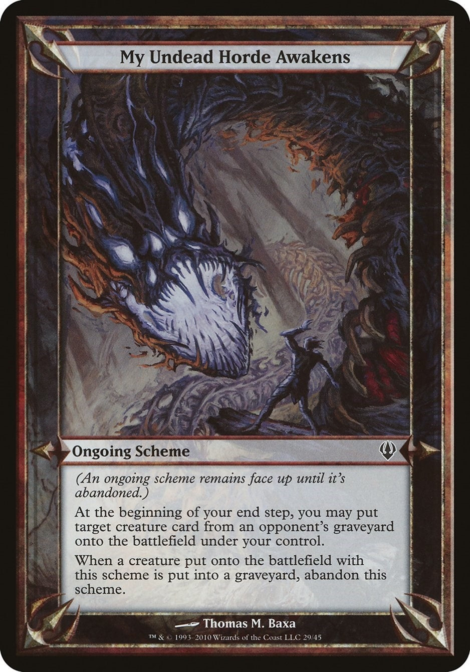 Image for My Undead Horde Awakens (Archenemy) (Oversize Cards) - Magic: The Gathering