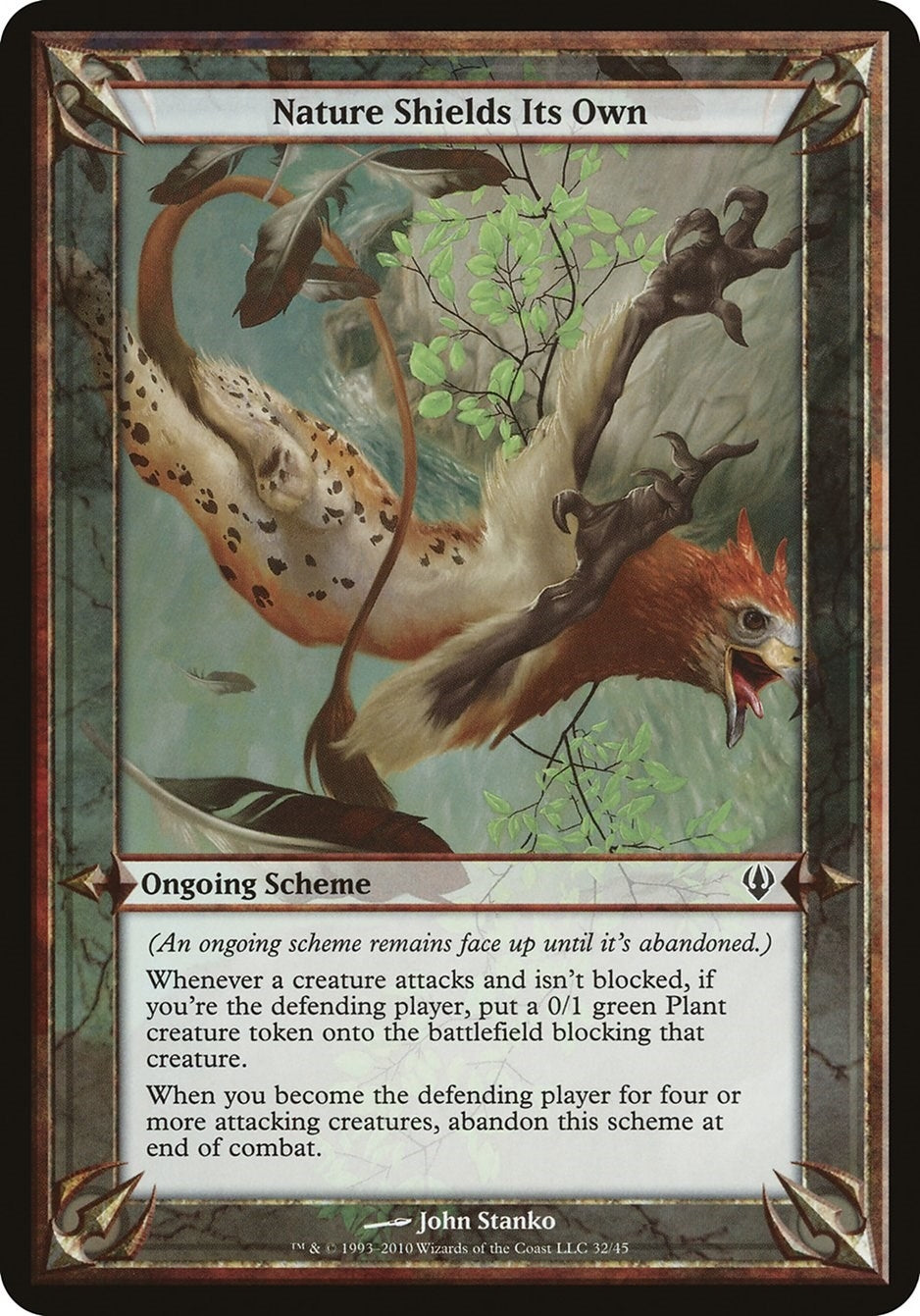 Image for Nature Shields Its Own (Archenemy) (Oversize Cards) - Magic: The Gathering