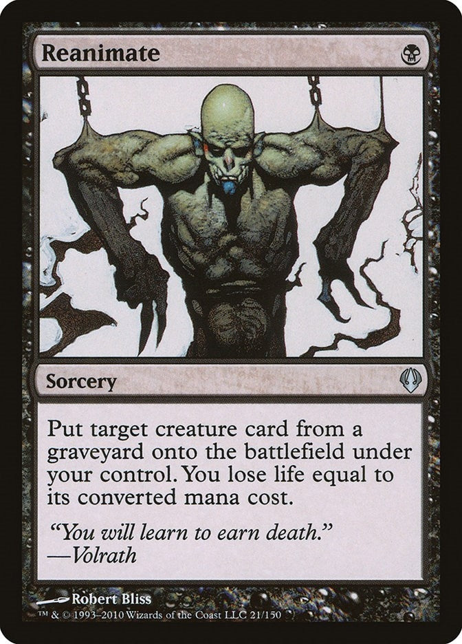 Image for Reanimate (Archenemy) (21) - Magic: The Gathering