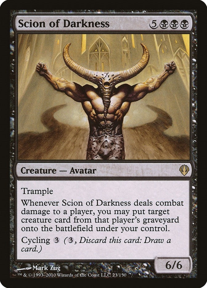 Image for Scion of Darkness (Archenemy) (23) - Magic: The Gathering