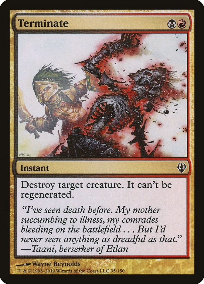 Image for Terminate (Archenemy) (95) - Magic: The Gathering
