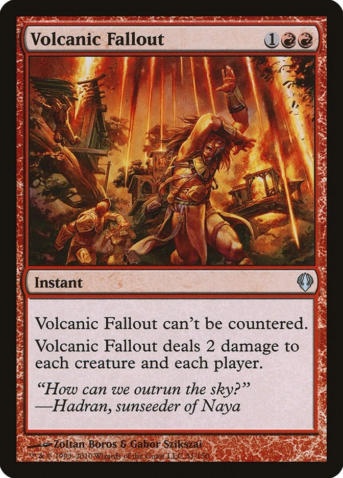 Image for Volcanic Fallout (Archenemy) (51) - Magic: The Gathering