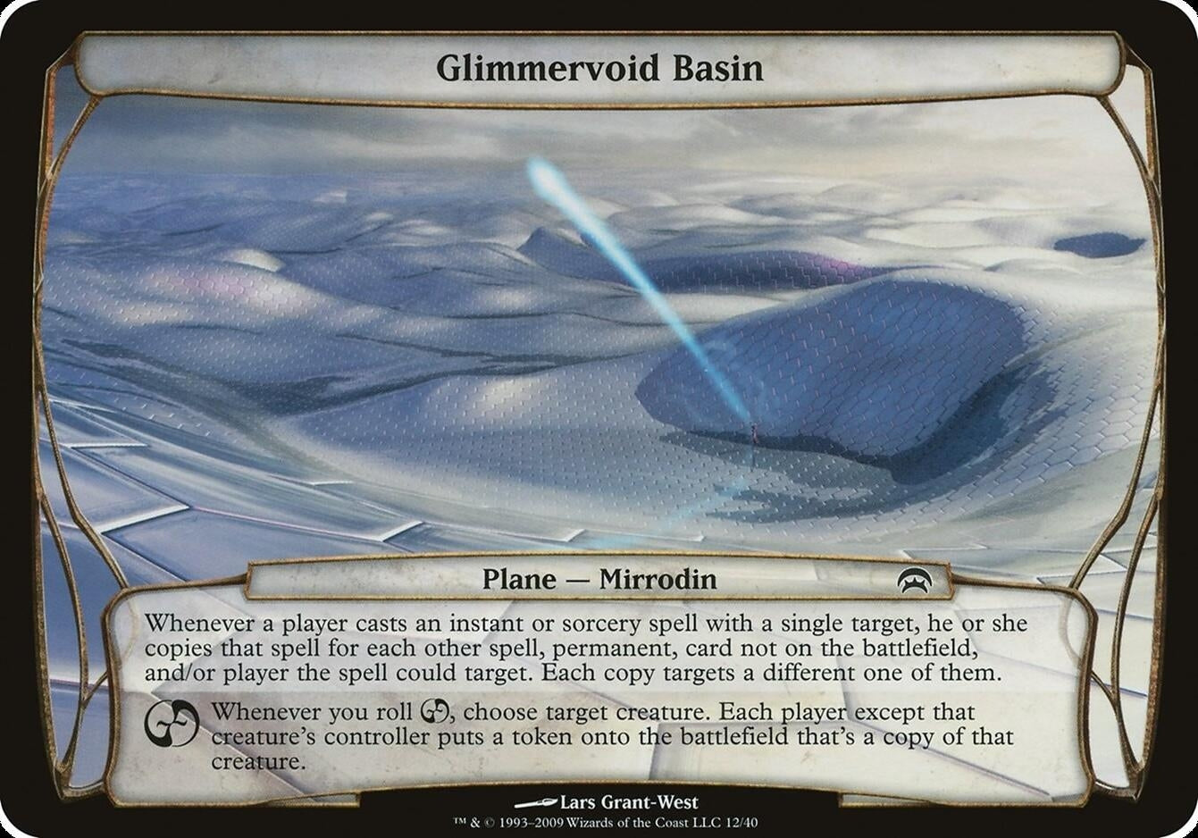 Image for Glimmervoid Basin (Planechase) (Oversize Cards) - Magic: The Gathering