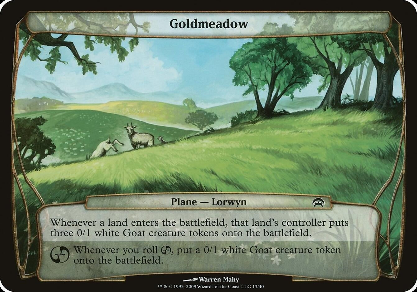 Image for Goldmeadow (Planechase) (Oversize Cards) - Magic: The Gathering
