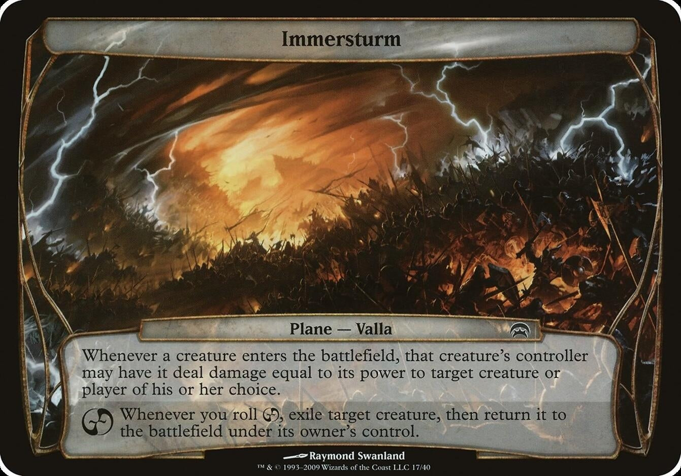 Image for Immersturm (Planechase) (Oversize Cards) - Magic: The Gathering