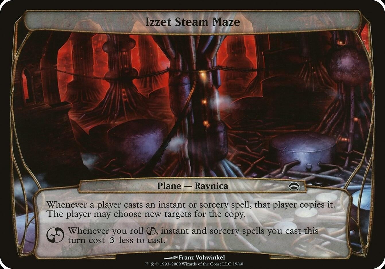 Image for Izzet Steam Maze (Planechase) (Oversize Cards) - Magic: The Gathering