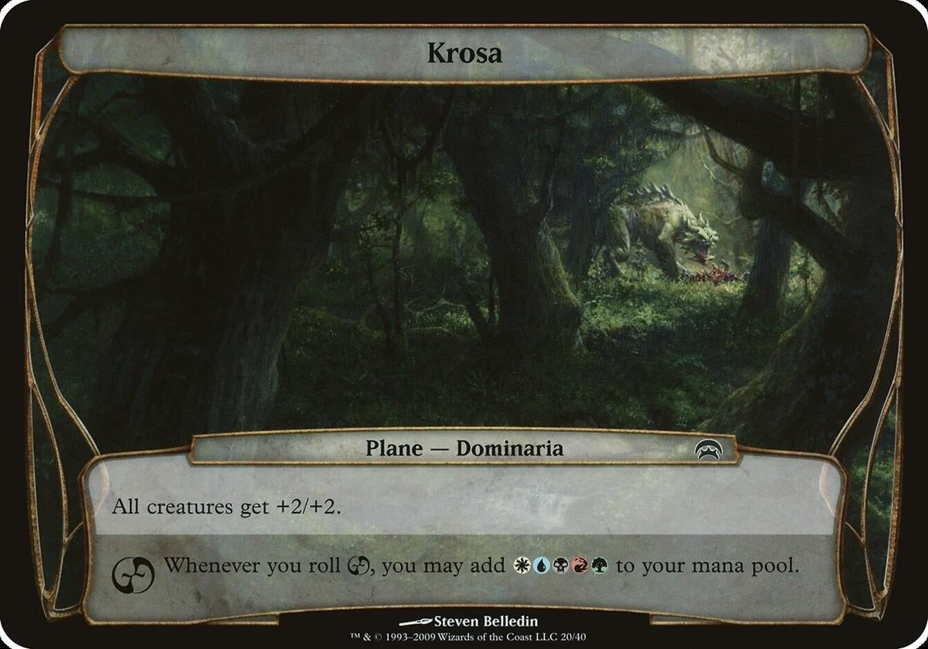 Image for Krosa (Planechase) (Oversize Cards) - Magic: The Gathering