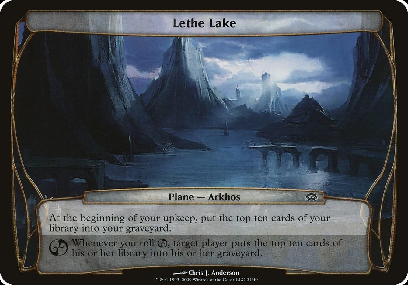 Image for Lethe Lake (Planechase) (Oversize Cards) - Magic: The Gathering